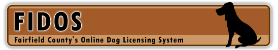 FIDOS - Fairfield County's Online Dog Licensing System
